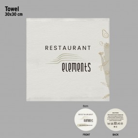 Promotional Compressed Towels 30cm*30cm | Custom Brandi...
